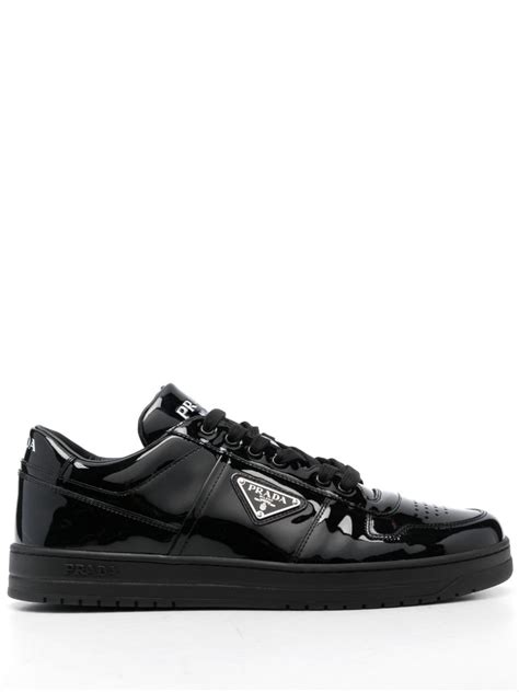 prada patent leather mens|prada downtown patent leather sneakers.